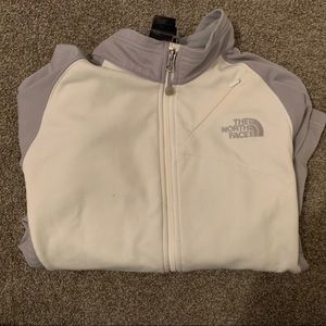 Women’s white north face - lightly worn